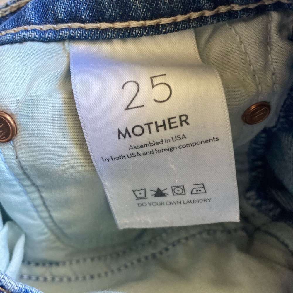 Mother Superior High Waisted Rider Ankle Jean in Running With Scissors - Picture 10 of 11